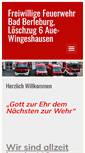 Mobile Screenshot of loeschzug-aue-wingeshausen.de